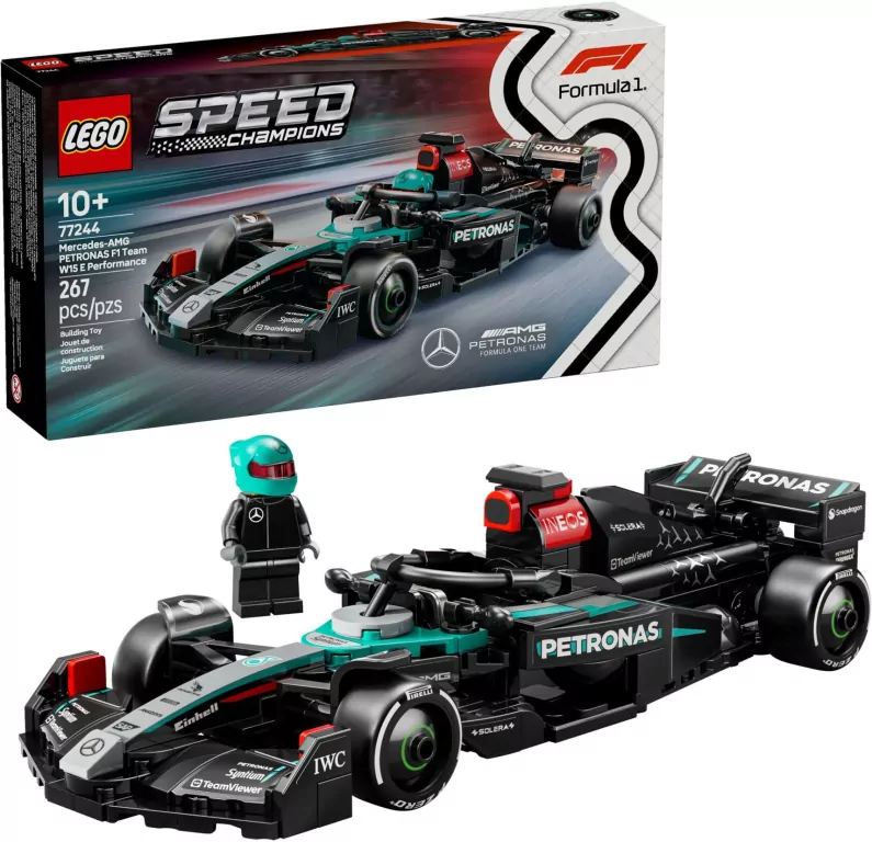 LEGO® Speed Champions. Bolid F1® Mercedes-AMG W15 77244 - tantis.pl