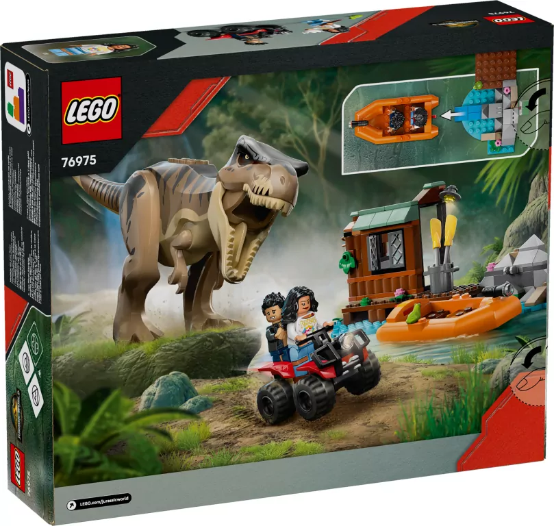 LEGO® Jurassic World. Ucieczka rzeką przed tyranozaurem 76975 - tantis.pl