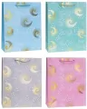 Torebka ozdobna 18x23x8cm hot-stamp mix ROZETTE - tantis.pl