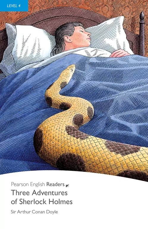 PER. Three Adventures of Sherlock Holmes. Book with Digital Version and audio. Level 4 - tantis.pl