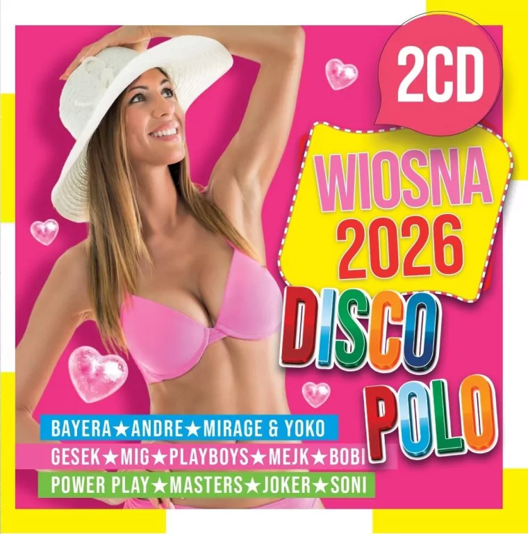 Wiosna 2026 Disco Polo Hity 2CD - tantis.pl