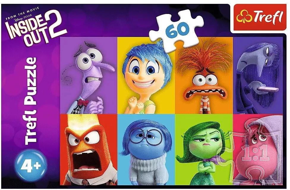 Trefl. Puzzle 60. Poznaj swoje emocje - tantis.pl
