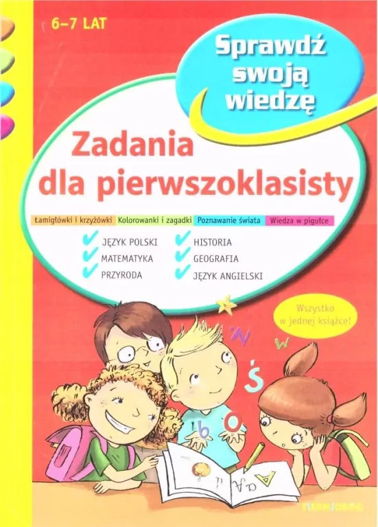 Zadania dla pierwszoklasisty - tantis.pl