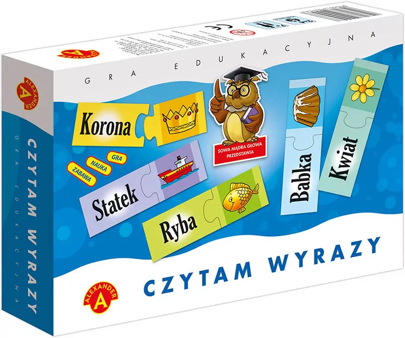 Czytam wyrazy. Gra edukacyjna - tantis.pl