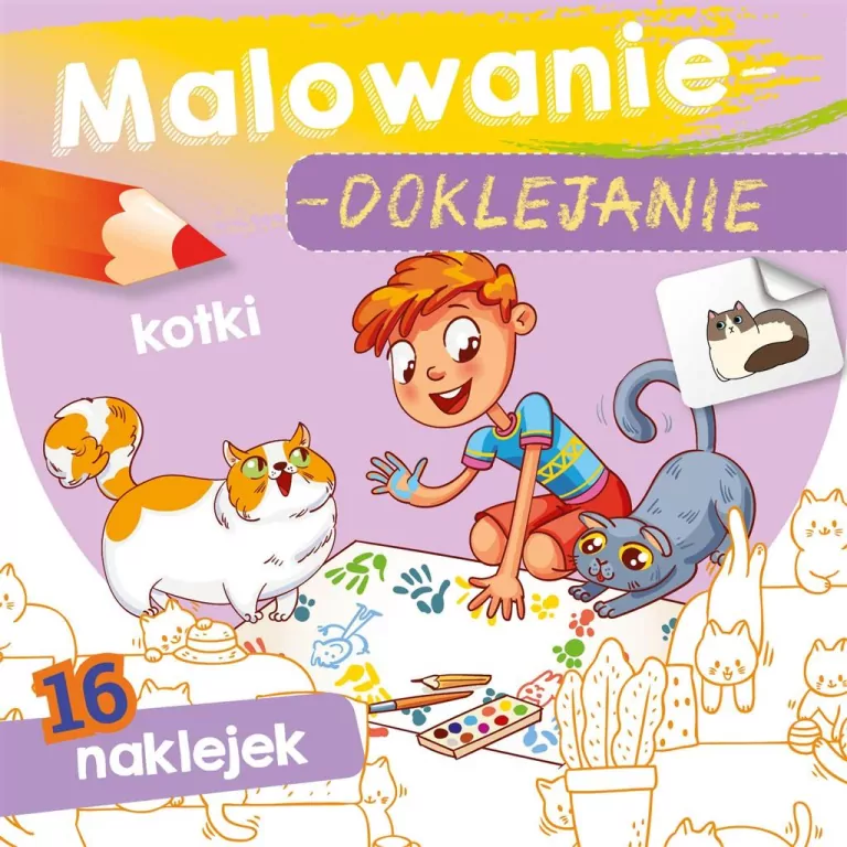 Kotki. Malowanie-doklejanie - tantis.pl