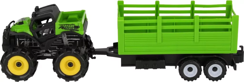 Traktor na baterie + auto terenowe i akcesoria Mega Creative 31x20x8cm - tantis.pl