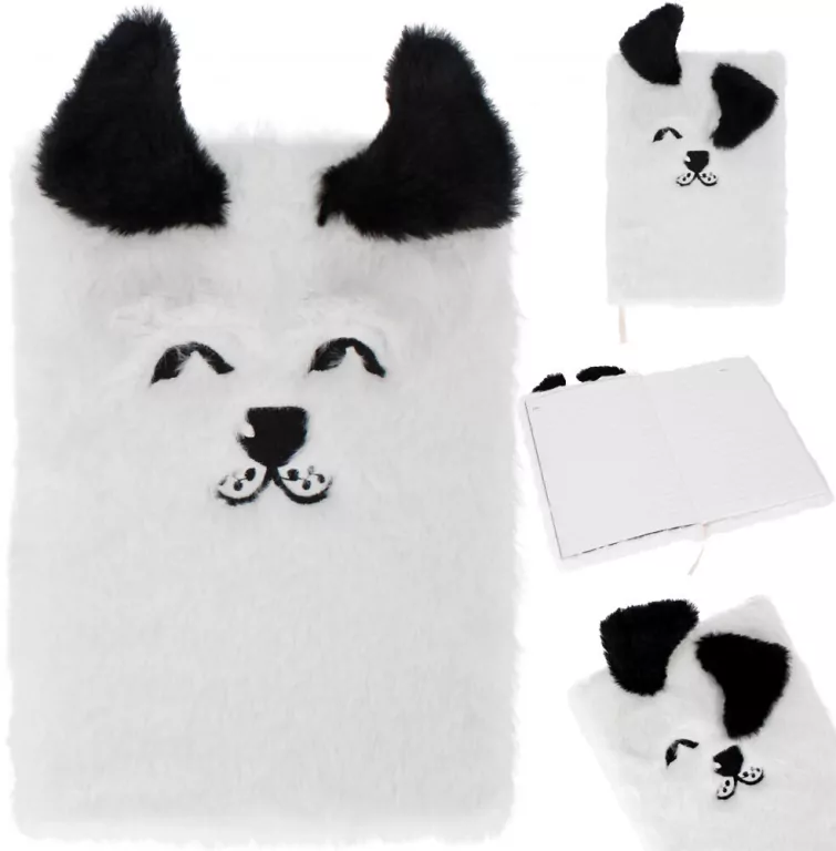 Notes pluszowy A5 Dog - tantis.pl