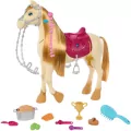 Tańczący koń z akcesoriami Barbie - tantis.pl