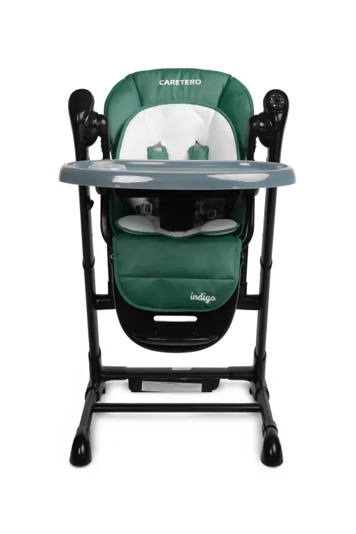 Caretero Krzesełko + huśtawka Indigo czarno zielone - tantis.pl