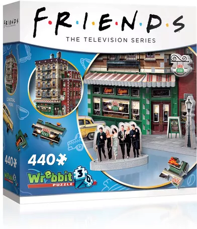 Puzzle 440 3D. Przyjaciele. Central Perk. Friends - tantis.pl