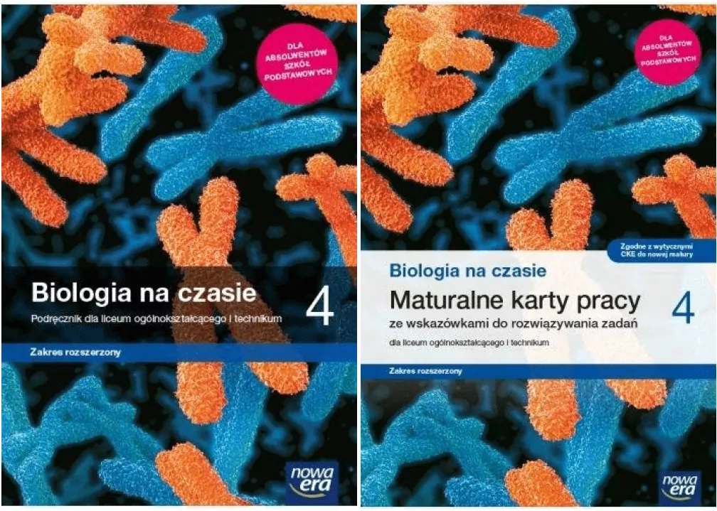 Pakiet: Biologia na czasie 4. Podręcznik / Maturalne karty pracy. Zakres rozszerzony - tantis.pl