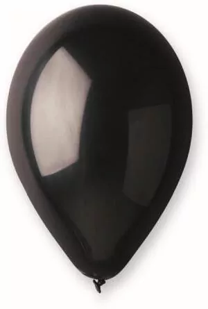 Balony pastelowe. Czarne 30cm - tantis.pl