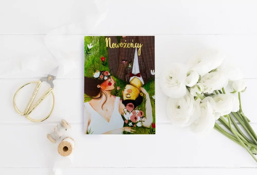 Karnet B6 z kieszonką. Łąka - tantis.pl