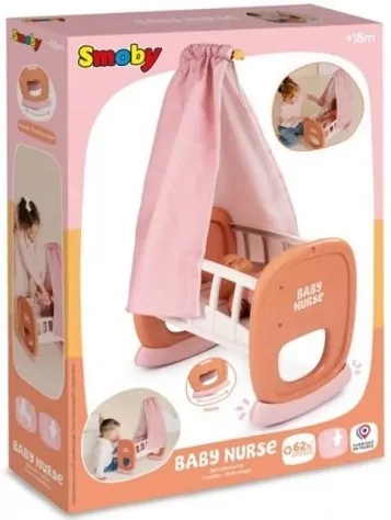 SMOBY Baby Nurse kołyska 220391 - tantis.pl