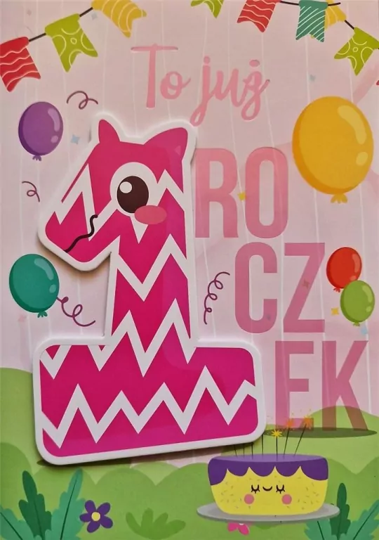 Karnet Roczek dziewczynka - tantis.pl