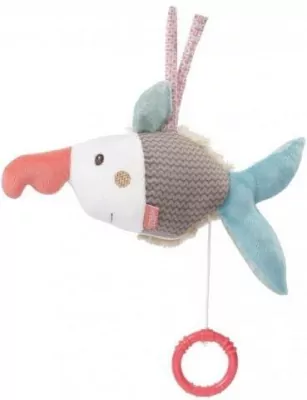 Maskotka z pozytywką Ryba Piła 24 cm