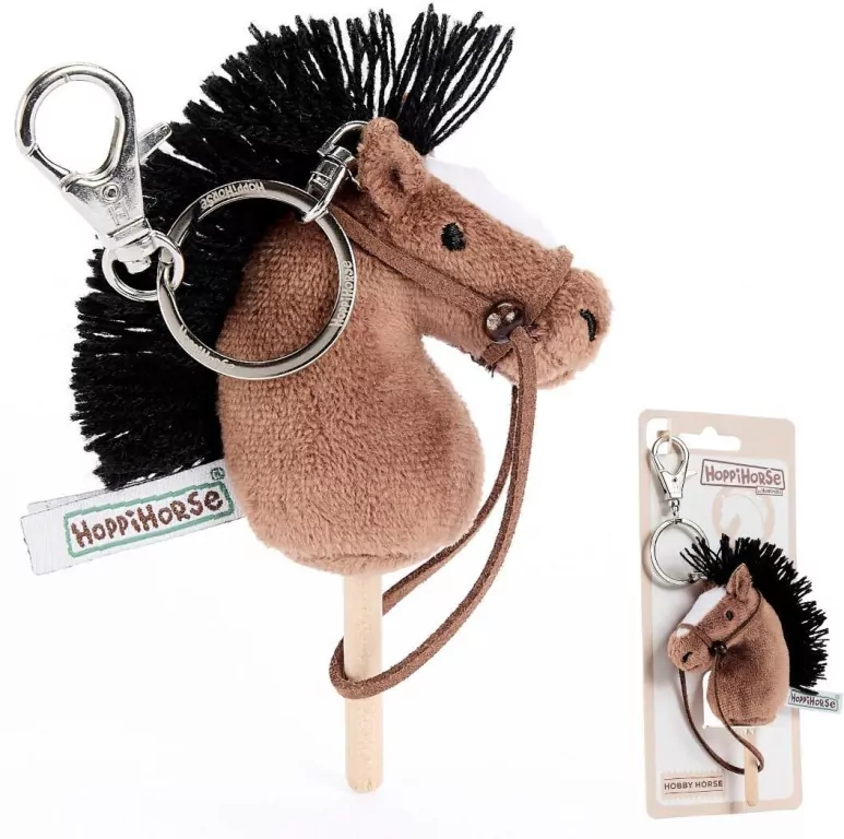 Brelok Hobby Horse brązowy 12cm - tantis.pl