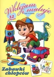 Zabawki chłopców. Wklejam i maluję