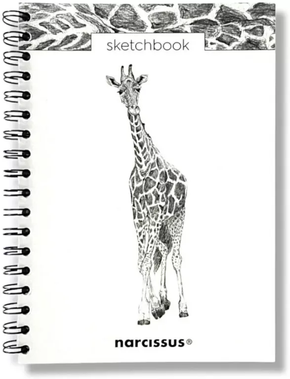 Szkicownik B5/60K na spirali - Żyrafa - tantis.pl
