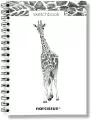 Szkicownik B5/60K na spirali - Żyrafa - tantis.pl