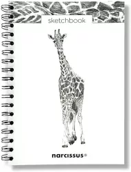 Szkicownik B5/60K na spirali - Żyrafa