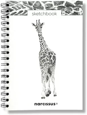 Szkicownik B5/60K na spirali - Żyrafa