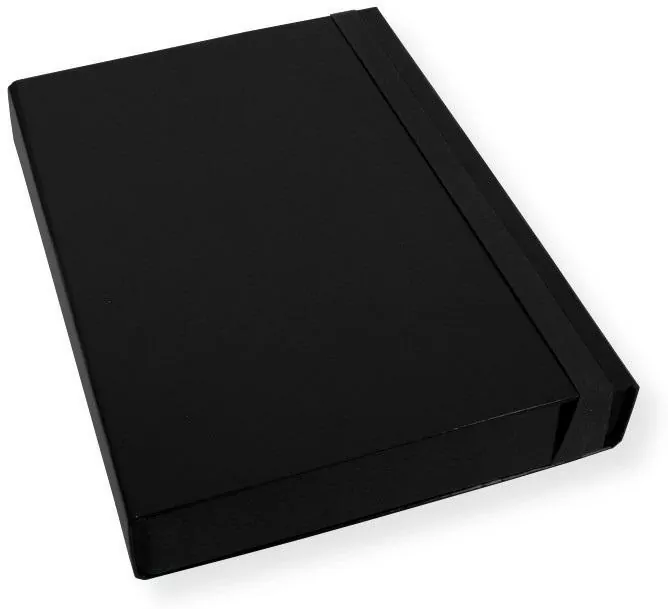 Teczka A4 skrzydłowa 5cm czarna - tantis.pl