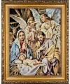 Obraz Haftowany Szopka Betlejemska 27,5x22cm - tantis.pl
