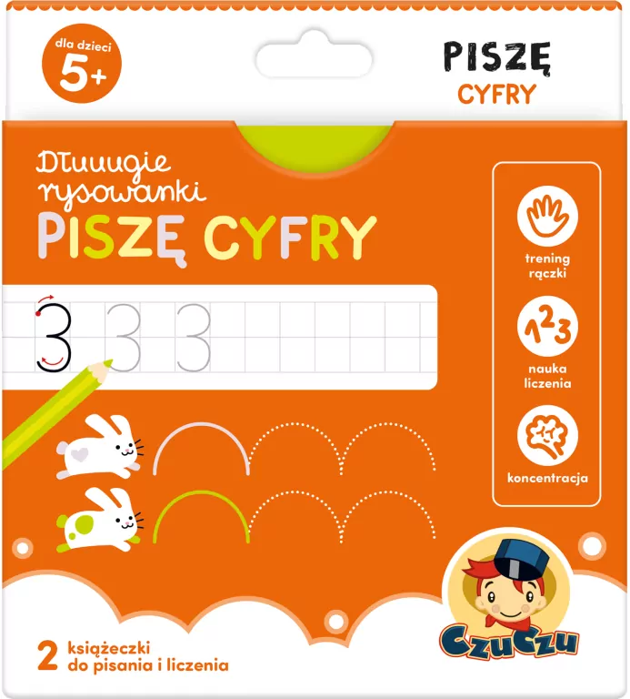 CzuCzu. Dłuuugie rysowanki. Piszę cyfry - tantis.pl