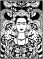 Kolorowanka welwetowa 47x35cm Frida Kahlo - tantis.pl