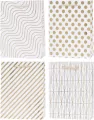 Torebka Lux 26x32x10cm hot-stamp mix ROZETTE. 1 sztuka - tantis.pl