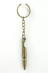 Brelok metalowy. Nabój- otwieracz
