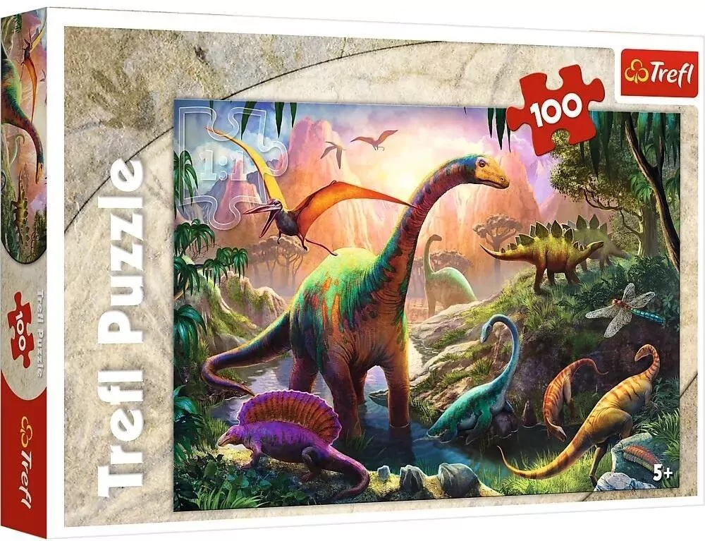 Puzzle 100. Świat dinozaurów. 16277 - tantis.pl