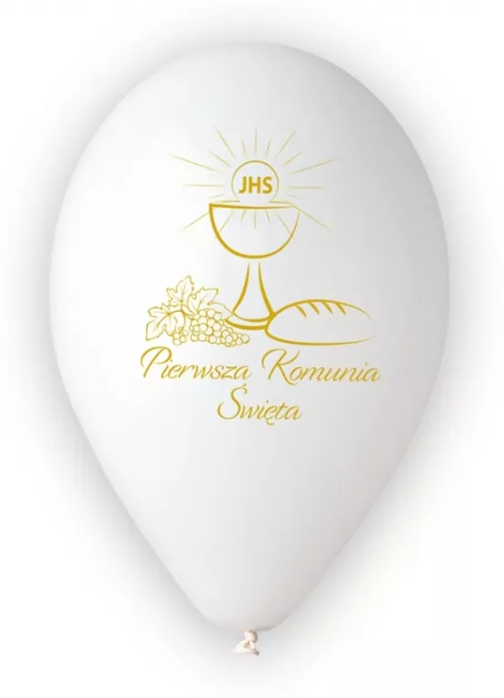 Balony Gemar hel Pierwsza Komunia 33cm - tantis.pl