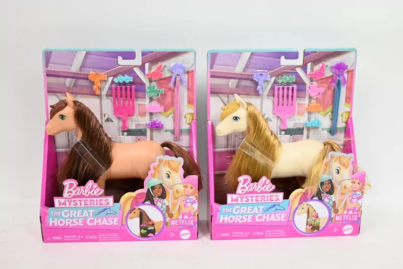 Mattel. Barbie Konik kucyk do stylizacji Tornado HXJ36 - tantis.pl