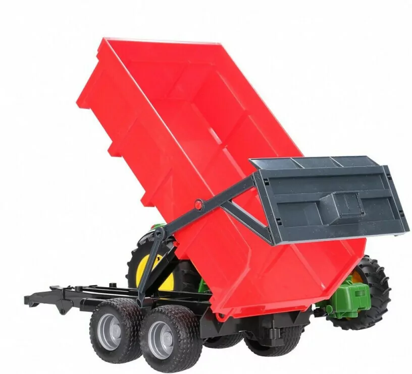 Traktor John Deere 6920 z wywrotką czerwoną - tantis.pl