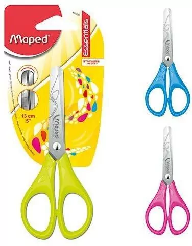 Nożyczki Essentials szkolne 13cm MAPED - tantis.pl