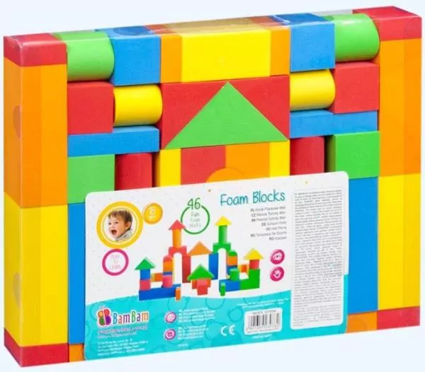 Klocki piankowe 46 elementów - tantis.pl