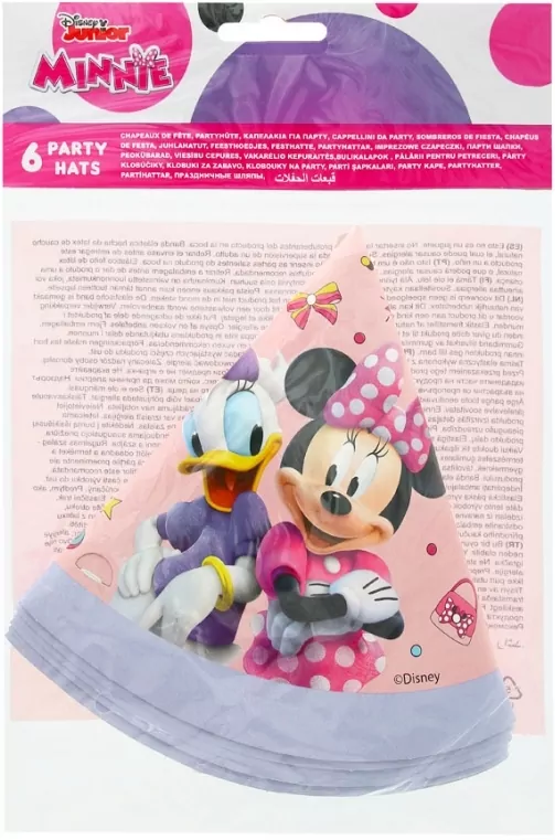 Czapeczki papierowe Minnie i Daisy Junior - tantis.pl