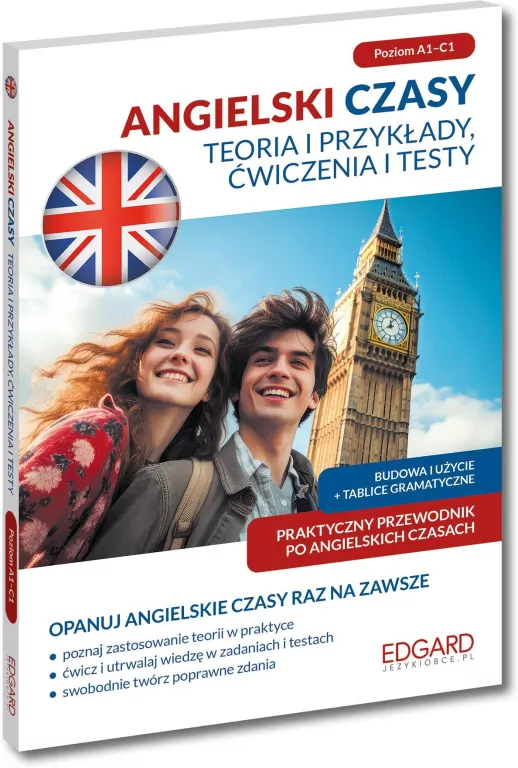 Angielski. Czasy. Teoria i przykłady, ćwiczenia i testy - tantis.pl