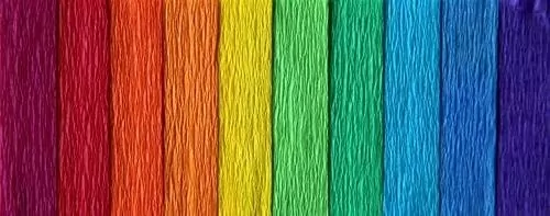 Bibuła marszczona MIX Spectrum (10szt) - tantis.pl
