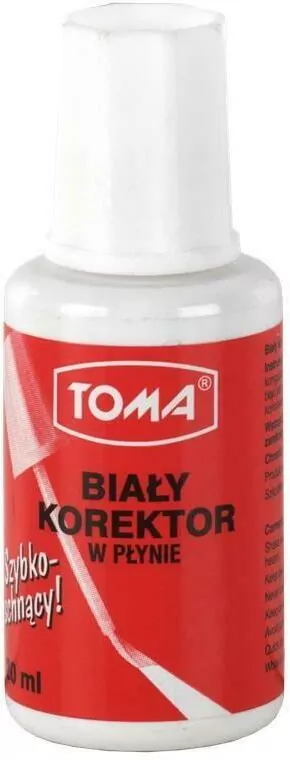 Korektor w płynie 20ml pędzel  TOMA - tantis.pl