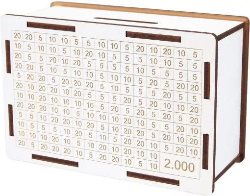 Skarbonka wykreślanka 2000 złotych