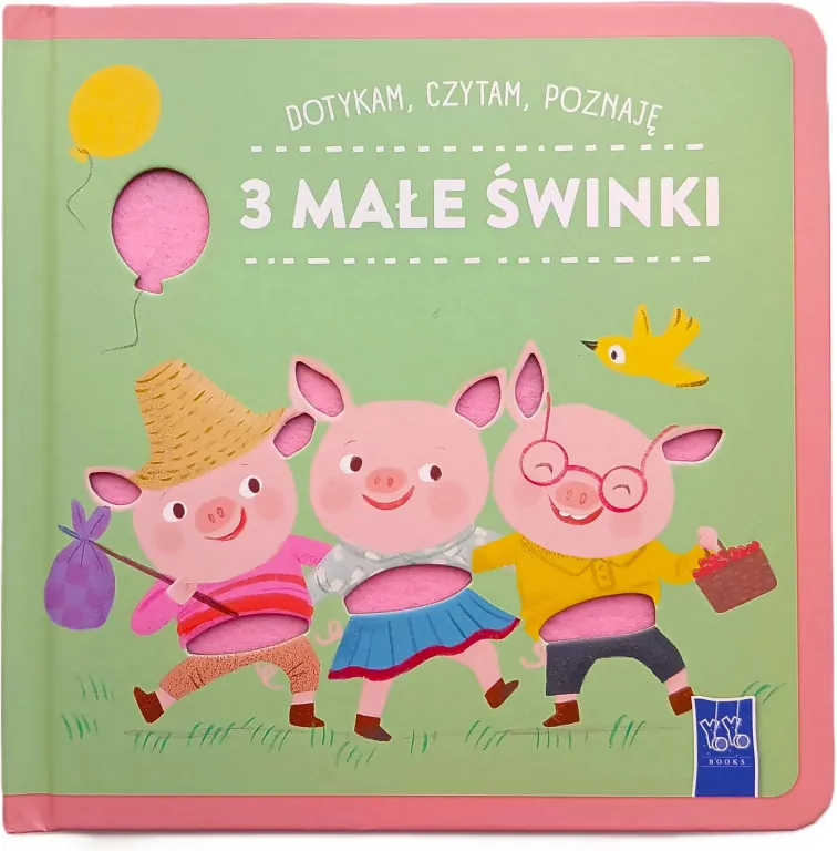 Dotykam, czytam, poznaję bajki. 3 małe świnki - tantis.pl