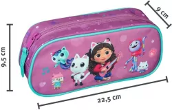 Piórnik Kosmetyczka Saszetka Koci Domek Gabi