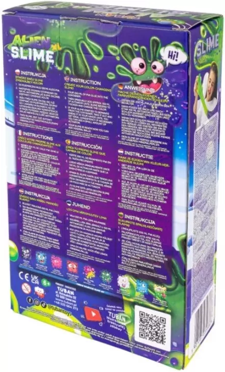 Tuban. Zestaw Diy Alien Xl Slime, magiczny slime obcy - tantis.pl