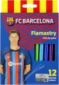 Flamastry okrągłe FC Barcelona 12 kolorów ASTRA - tantis.pl