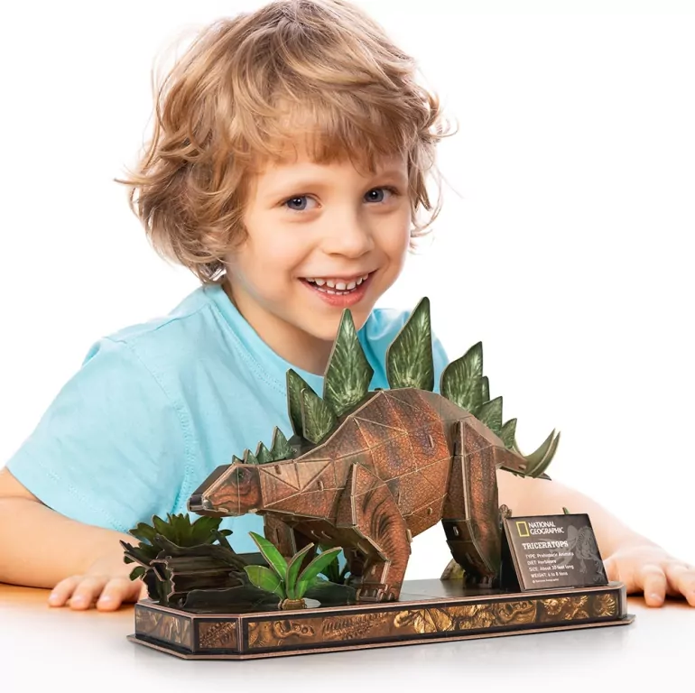 Puzzle 3D Stegozaur National Geographic - tantis.pl