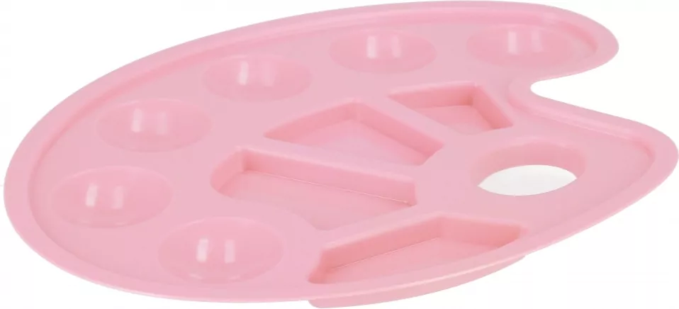 Plastikowa paleta do farb pastel róż - tantis.pl