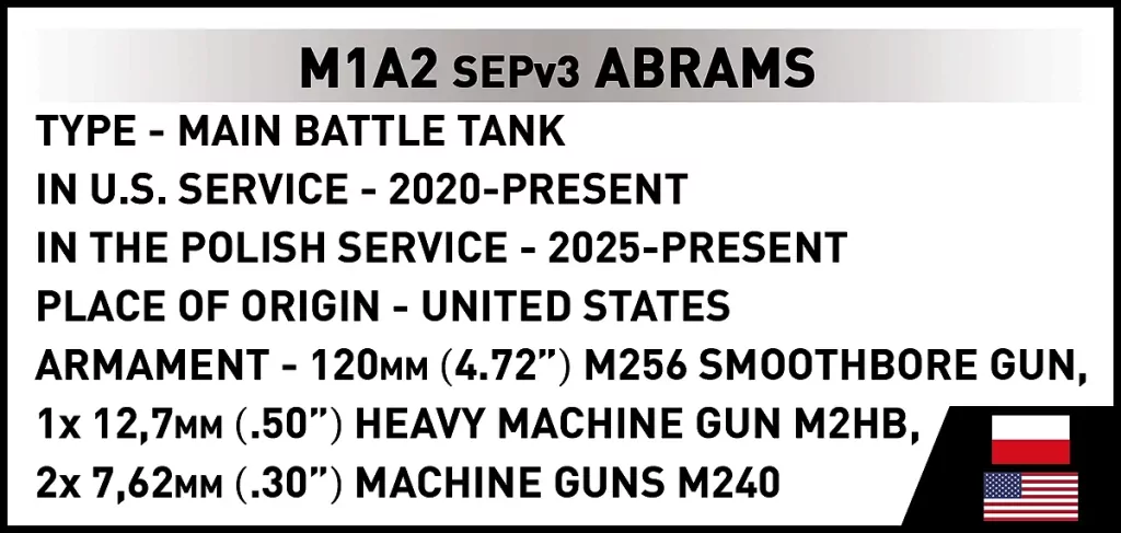 M1A2 SEPv3 Abrams - tantis.pl
